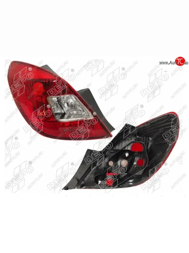 Левый фонарь задний DEPO Opel Corsa D   дорестайлинг, хэтчбэк 5 дв. (2006-2010)