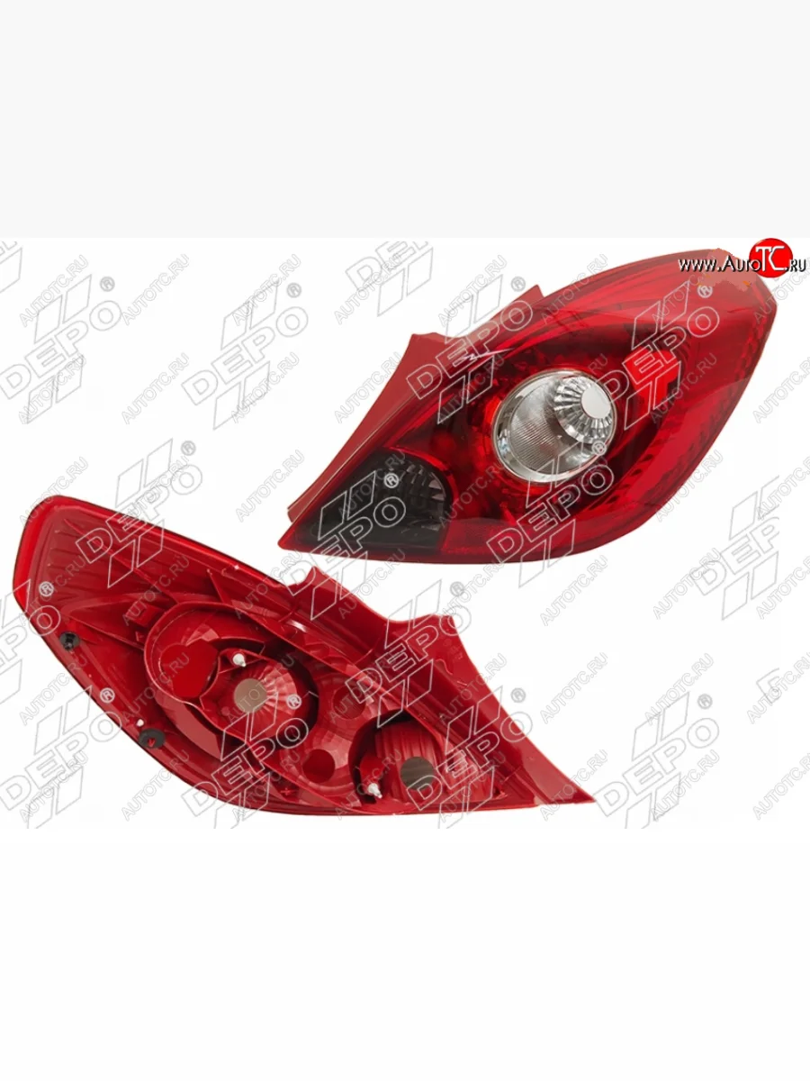 Правый фонарь задний DEPO Opel Corsa D дорестайлинг, хэтчбэк 3 дв. (2006-2010)  в Воронеже Воронежской области