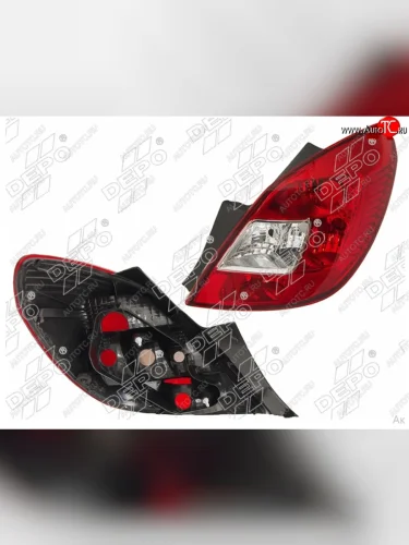 Правый фонарь задний DEPO Opel Corsa D   дорестайлинг, хэтчбэк 5 дв. (2006-2010)