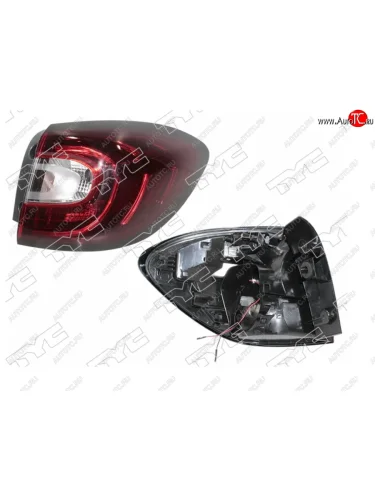 Правый фонарь задний TYC Renault Kaptur дорестайлинг (2016-2020)