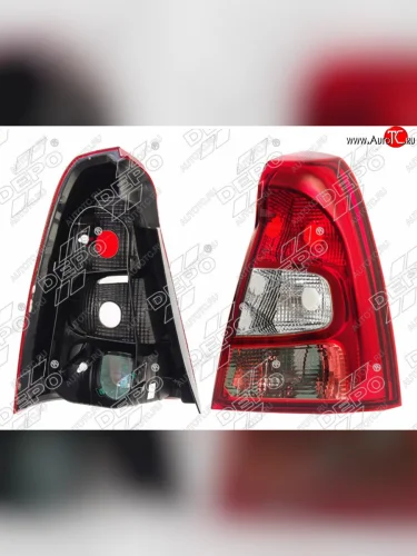Правый фонарь задний DEPO Renault Logan 1 рестайлинг (2010-2016)