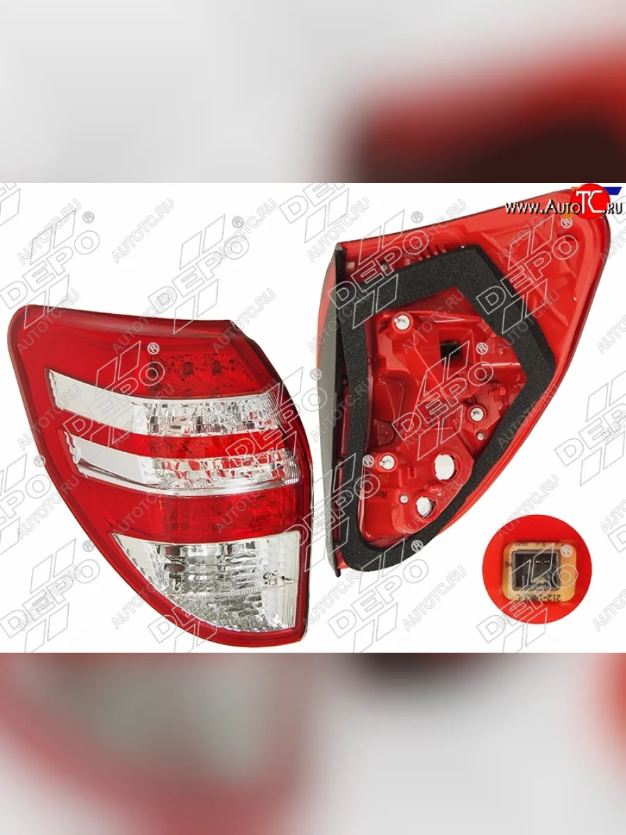 Левый фонарь задний DEPO Toyota RAV4 XA30 5 дв. 2-ой рестайлинг (2010-2013)  в Перми Пермском крае