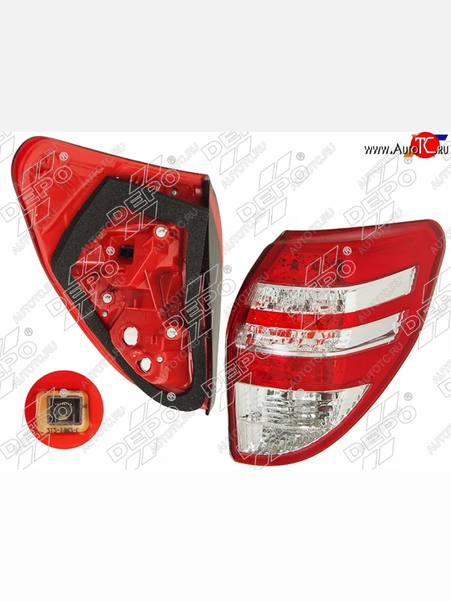 Правый фонарь задний DEPO Toyota RAV4 XA30 5 дв. удлиненный 2-ой рестайлинг (2010-2013)  в Воронеже Воронежской области
