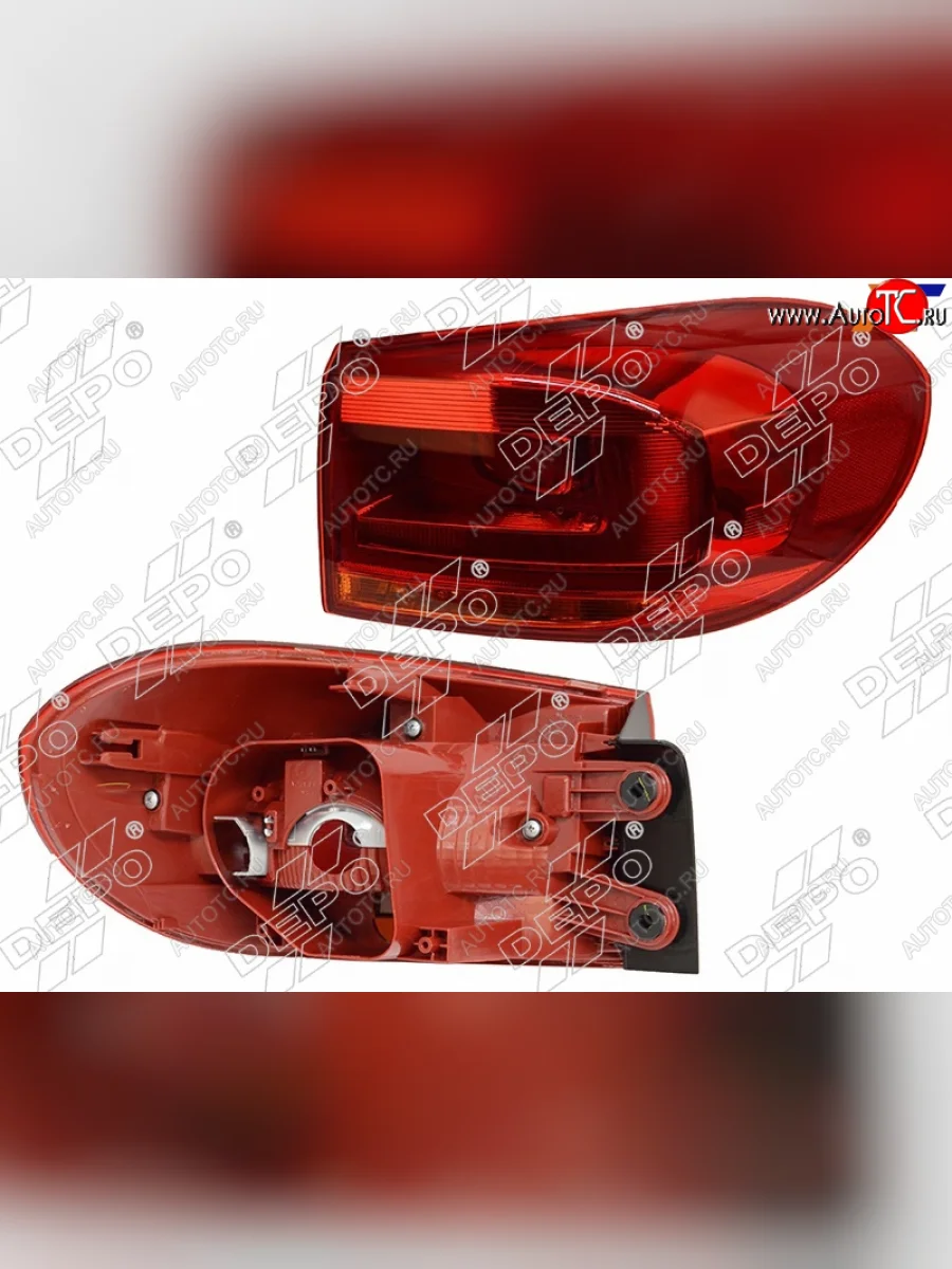 Правый фонарь задний DEPO Volkswagen Tiguan NF рестайлинг (2011-2017)  в Самаре Самарской области