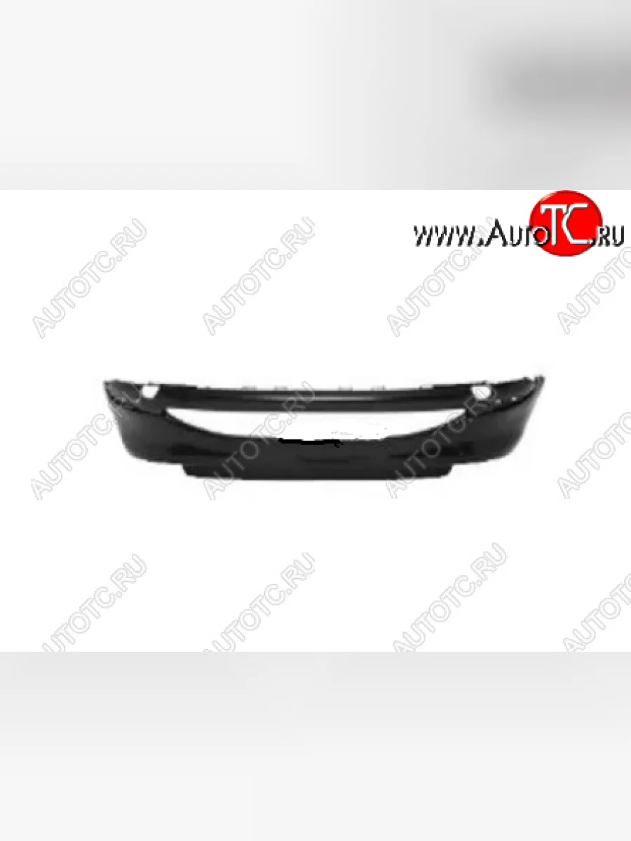 Передний бампер (без отверстий под противотуманные фары, Италия) BodyParts Peugeot 206 хэтчбэк 5 дв. 2AC дорестайлинг (1998-2003) (Неокрашенный)  с доставкой в г. Керчь
