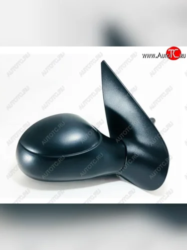 Боковое правое зеркало заднего вида (плоское, регулировка механическая с тросиком, Тайвань) BodyParts Peugeot 206 хэтчбэк 5 дв. 2AC дорестайлинг (1998-2003)