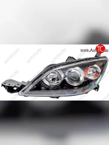 Левая фара (под корректор) DEPO Mazda 3/Axela BK дорестайлинг, хэтчбэк (2003-2006)