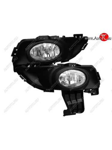 Комплект противотуманных фар (с рамками под ПТФ) BodyParts Mazda 3/Axela BK дорестайлинг седан (2003-2006)
