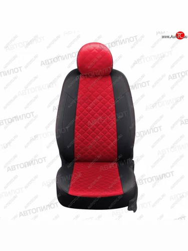 Комплект чехлов  Geely FC (Vision) Sd c 06-11г (черный/красный) Geely FC (2006-2011)