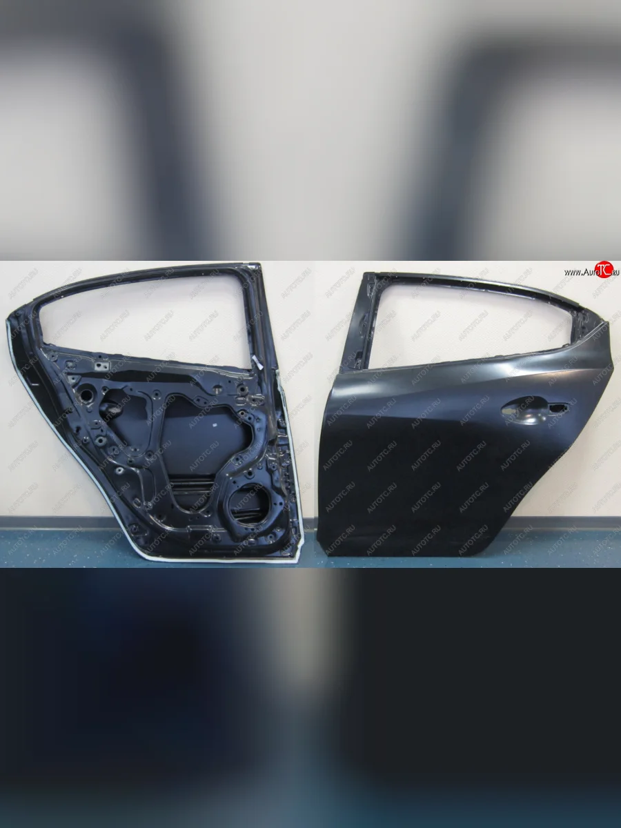 Левая дверь задняя BodyParts Mazda 3/Axela BM рестайлинг седан (2016-2019) (Неокрашенная)  в Воронеже Воронежской области