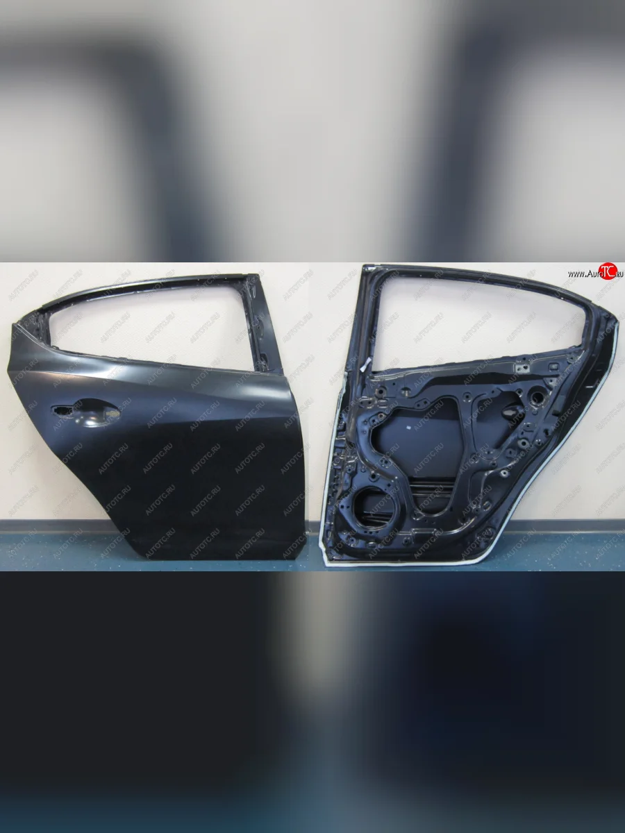Правая задняя дверь BodyParts Mazda 3/Axela BM рестайлинг седан (2016-2019) (Неокрашенная)  в Воронеже Воронежской области