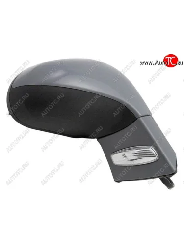 Боковое правое зеркало заднего вида (плоское, 6+2 контактов, электрическая регулировка, с подогревом, датчик температуры, повторитель поворота, Тайвань) BodyParts Peugeot 408  дорестайлинг (2010-2017)