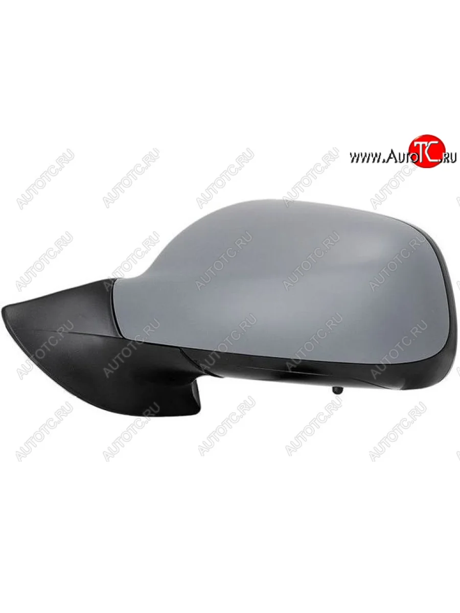 Левое зеркало заднего вида (плоское, электрическая регулировка, с подогревом, автоматическое складывание, Тайвань) BodyParts Peugeot 407 универсал (2004-2011) (Неокрашенное)  в Керчи Республика Крым