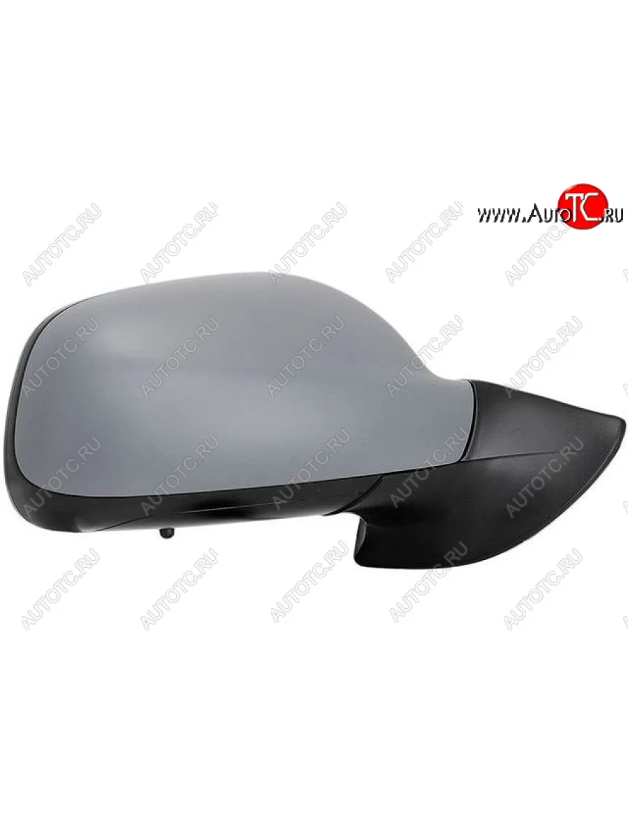 Правое зеркало заднего вида (плоское, электрическая регулировка, с подогревом, с температурным датчиком, автоматическое складывание, Тайвань) BodyParts Peugeot 407 универсал (2004-2011) (Неокрашенное)  в Перми Пермском крае