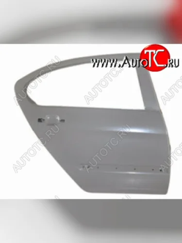 Правая дверь задняя (с отверстием под молдинг) BodyParts Peugeot 408  дорестайлинг (2010-2017)