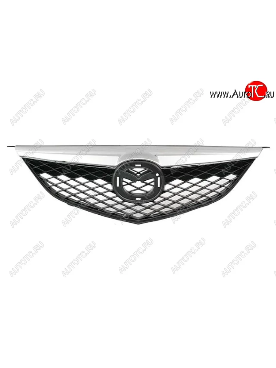Решётка радиатора (с хром молдингом, Тайвань) Mazda 6 GG, GY универсал дорестайлинг (2002-2005)  в Керчи Республика Крым