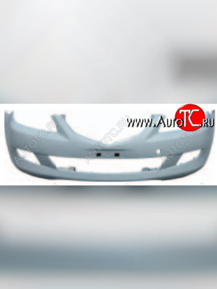 Бампер передний BodyParts Mazda 6 GG, GY универсал рестайлинг (2005-2008) (Неокрашенный)  в Керчи Республика Крым