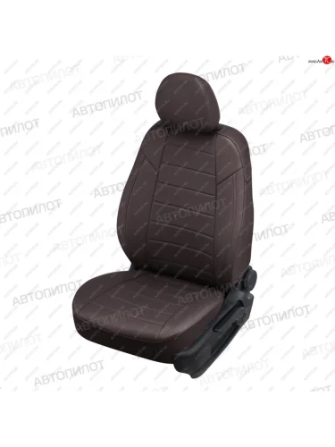 Чехлы на сиденья (экокожа, 40/60) Автопилот (шоколад) Audi A3 8V1 хэтчбэк 3 дв. рестайлинг (2016-2020)