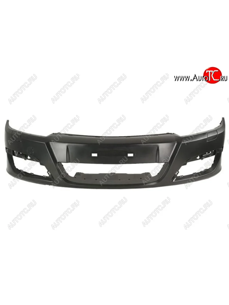 Бампер передний (с отверстиями под омыватели фар) BodyParts Opel Astra H хэтчбек 5дв дорестайлинг (2004-2007) (Неокрашенный)  в Перми Пермском крае