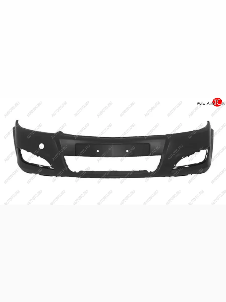 Бампер передний (Италия) BodyParts Opel Astra H хэтчбек 5дв рестайлинг (2007-2015) (Неокрашенный)  в Перми Пермском крае