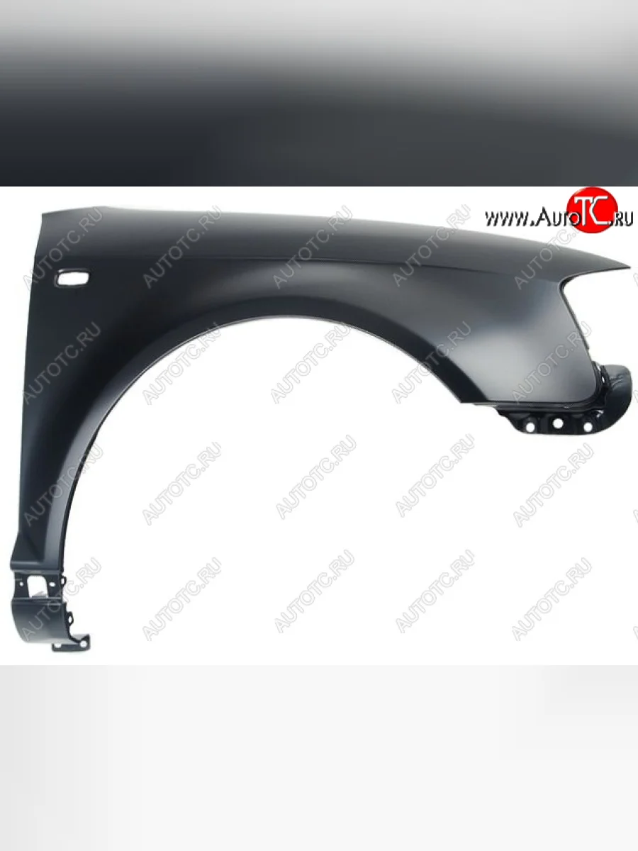 Правое крыло переднее (с отверстием под повторитель поворота, Тайвань) BodyParts Audi A3 8PA хэтчбэк 5 дв. 1-ый рестайлинг (2004-2008) (Неокрашенное)  в Керчи Республика Крым