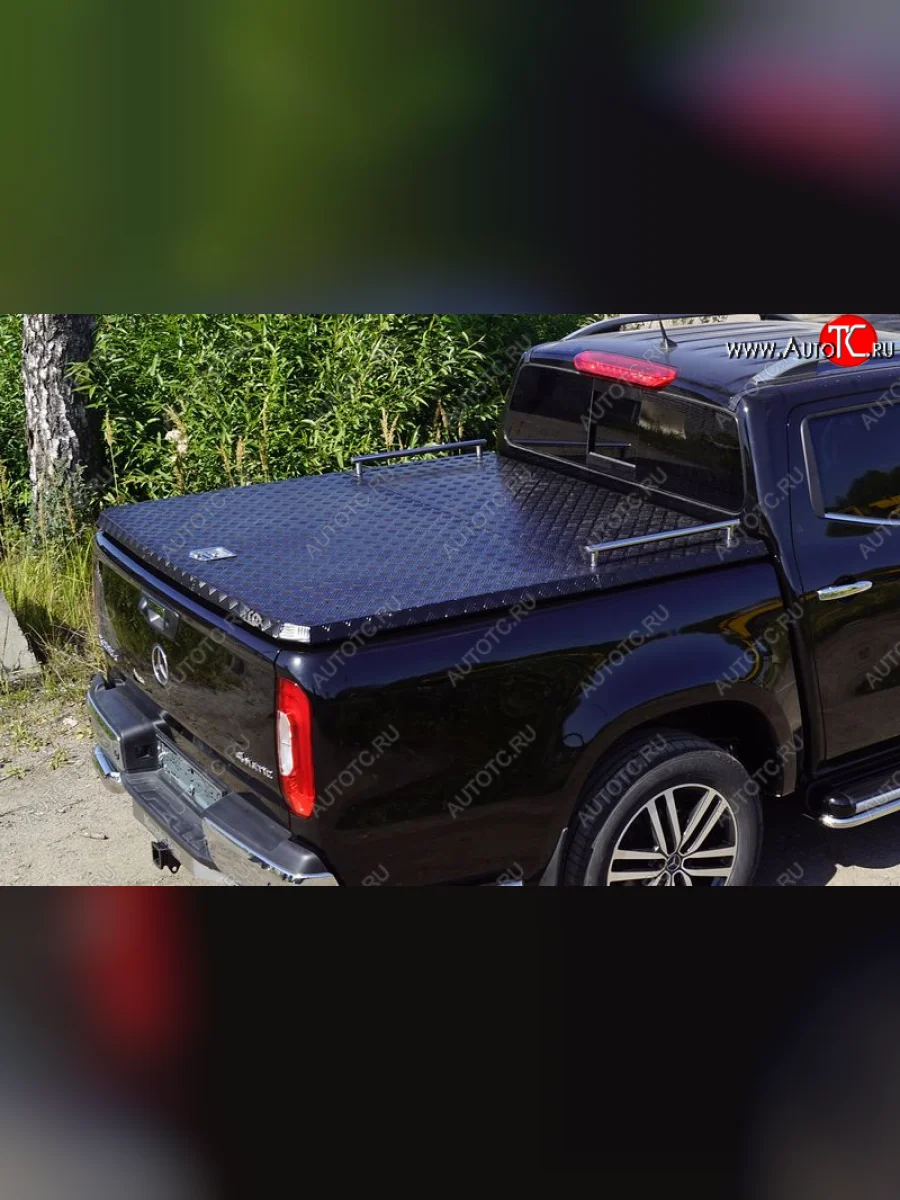 Крышка багажника (алюминий Black) TCC Mitsubishi L200 5 KK,KL рестайлинг (2018-2022)  в Перми Пермском крае