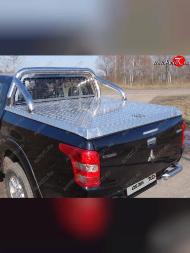 Крышка багажника (алюминий) TCC Mitsubishi L200 5 KK,KL дорестайлинг (2015-2019)