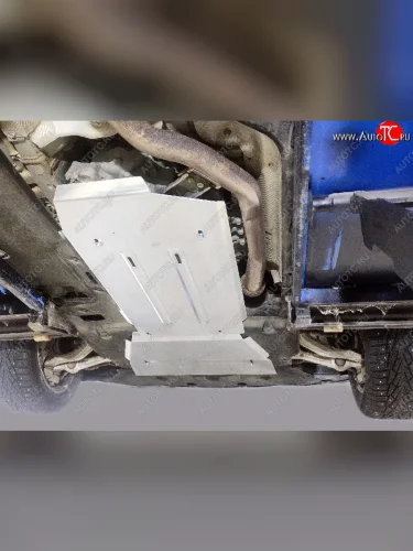 Защита АКПП и раздатки (4WD 2L, алюминий, 4мм) TCC GENESIS GV80 1 JK1 дорестайлинг (2020-2022)