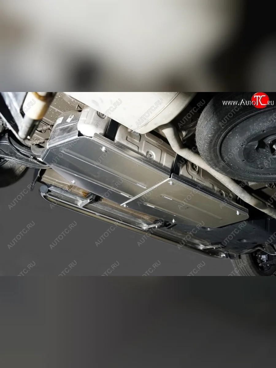 Защита бака (2WD, 2.2D, алюминий) TCC KIA Carnival KA4 минивэн дорестайлинг (2020-2023)  с доставкой в г. Керчь