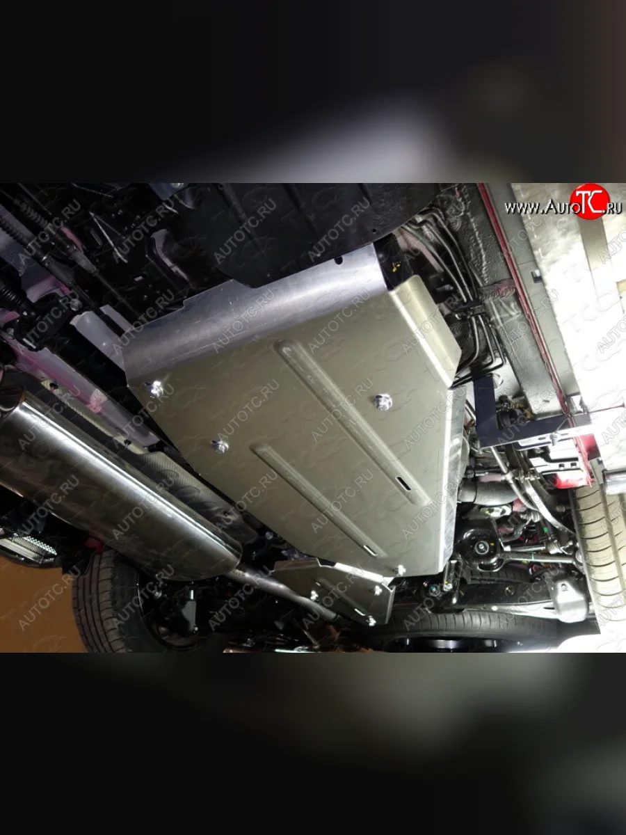 Защита бака (алюминий) TCC Hyundai Santa Fe DM рестайлинг (2015-2019)  в Самаре Самарской области