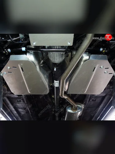 Защита бака (алюминий) TCC Nissan Murano  3 Z52 (2015-2025) дорестайлинг, рестайлинг