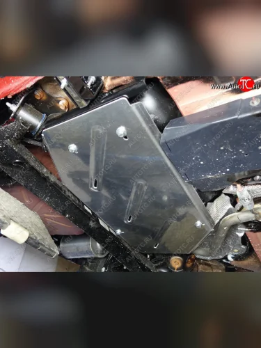 Защита бака (алюминий) TCC Renault Logan Stepway (2018-2025)