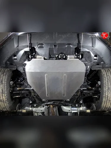 Защита бака (2WD, алюминий) TCC Mitsubishi ASX (2017-2020) 2-ой рестайлинг