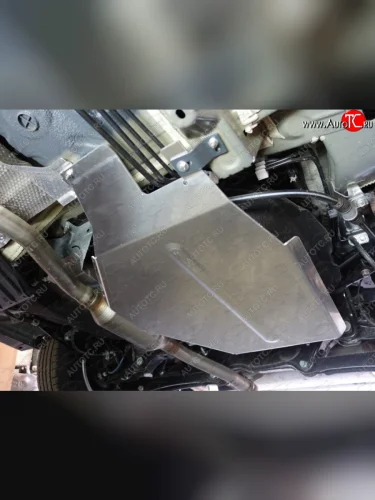 Защита бака (2WD, алюминий) TCC Mitsubishi ASX (2013-2016) 1-ый рестайлинг