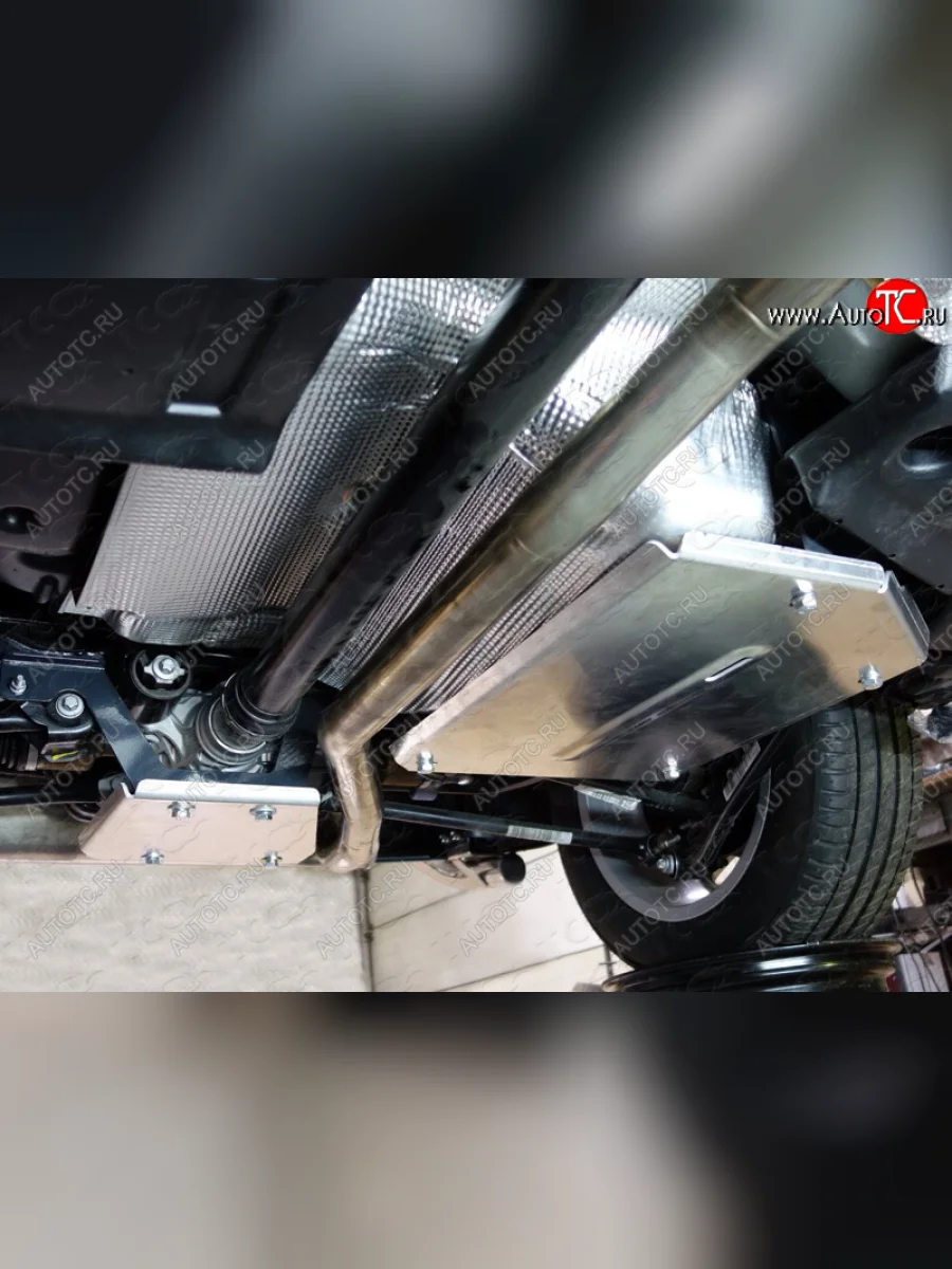 Защита бака (4WD, алюминий) TCC Jeep Renegade 1 BU дорестайлинг (2014-2020)  в Керчи Республика Крым