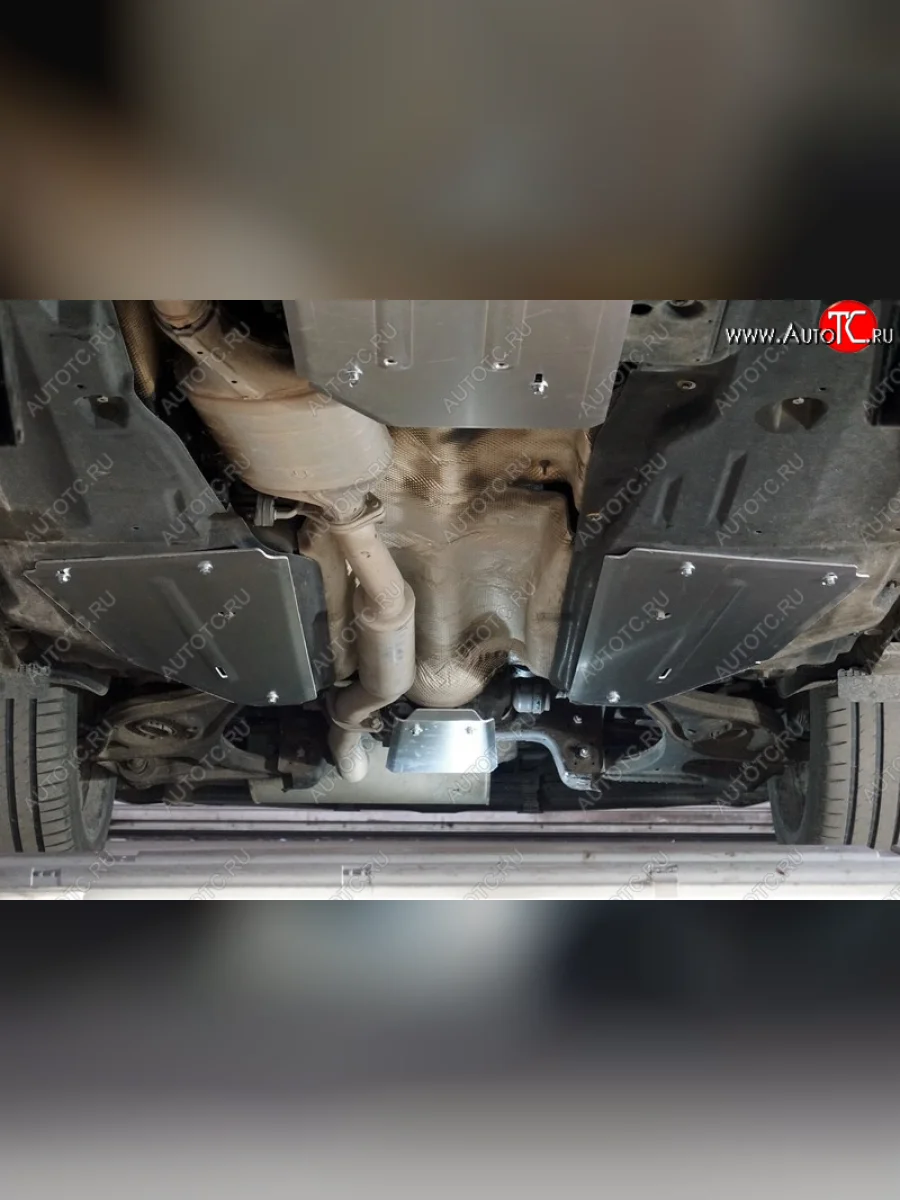 Защита бака (4WD 3D, алюминий, 2 штуки) TCC  GENESIS GV80 (2020-2022) 1 JK1  в Самаре Самарской области