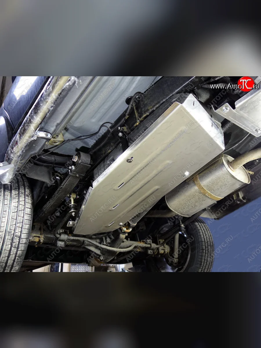 Защита бака (алюминий) TCC Уаз Патриот 23632 2-ой рестайлинг пикап (2016-2025)  в Самаре Самарской области