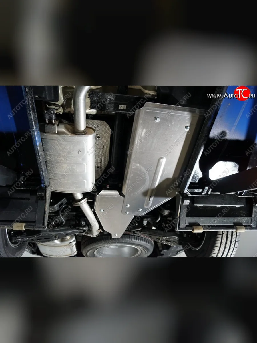 Защита бака (алюминий) TCC Hyundai Santa Fe TM рестайлинг (2020-2022)  в Керчи Республика Крым