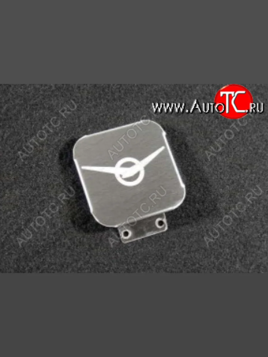 Заглушка на фаркоп с логотипом Uaz (на фаркопы TCC, нержавеющая сталь) TCC Уаз Патриот 23632 2-ой рестайлинг пикап (2016-2025)  с доставкой в г. Керчь