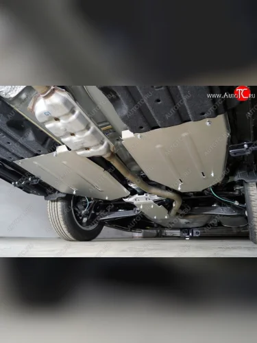 Защита бака (левая, алюминий) TCC Subaru XV  GT/G24 (2017-2025) дорестайлинг, рестайлинг