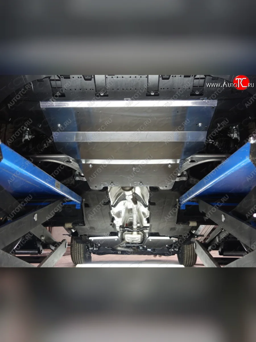 Защита бака (левая, алюминий) TCC Audi Q3 8U рестайлинг (2014-2018)  в Керчи Республика Крым