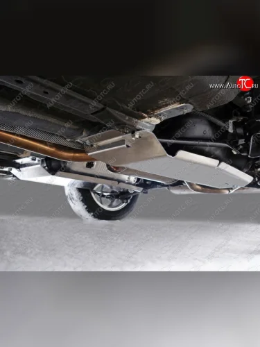 Защита бака (правая, алюминий) ТСС Renault Koleos  2 (2016-2025)