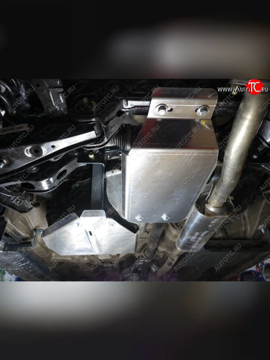 Защита заднего редуктора (алюминий) TCC Hyundai Tucson TL рестайлинг (2018-2021)  в Перми Пермском крае