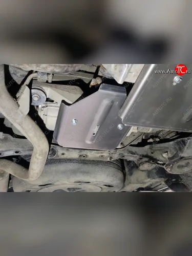 Защита заднего редуктора (алюминий) TCC Toyota Highlander  XU70 (2020-2025)
