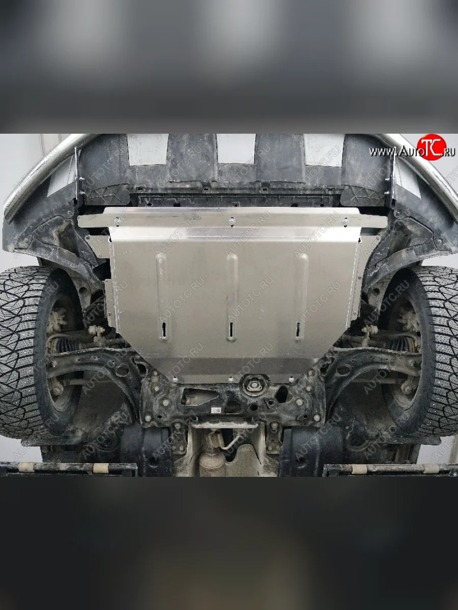 Защита картера двигателя (алюминий) TCC Volkswagen Tiguan Mk2 дорестайлинг (2016-2020)  в Самаре Самарской области