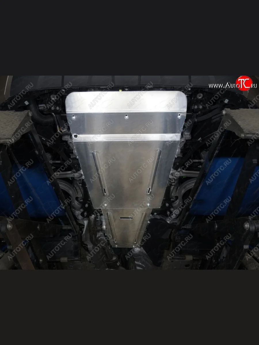 Защита картера двигателя (V-3.0TDI, алюминий) TCC  Volkswagen Touareg (2018-2022) 3 CR  в Керчи Республика Крым