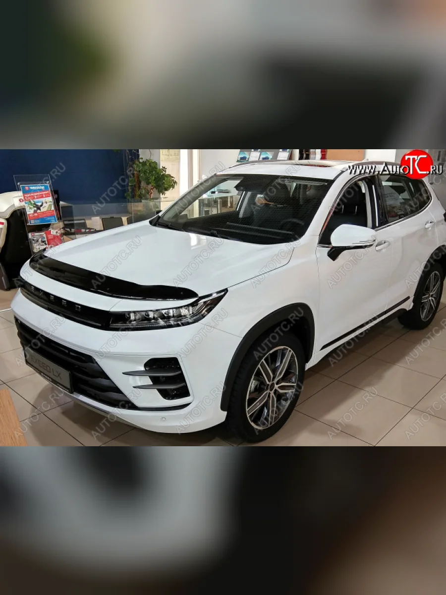 Дефлектор капота SIM EXEED LX 1-ый рестайлинг (2021-2025)  с доставкой в г. Пермь