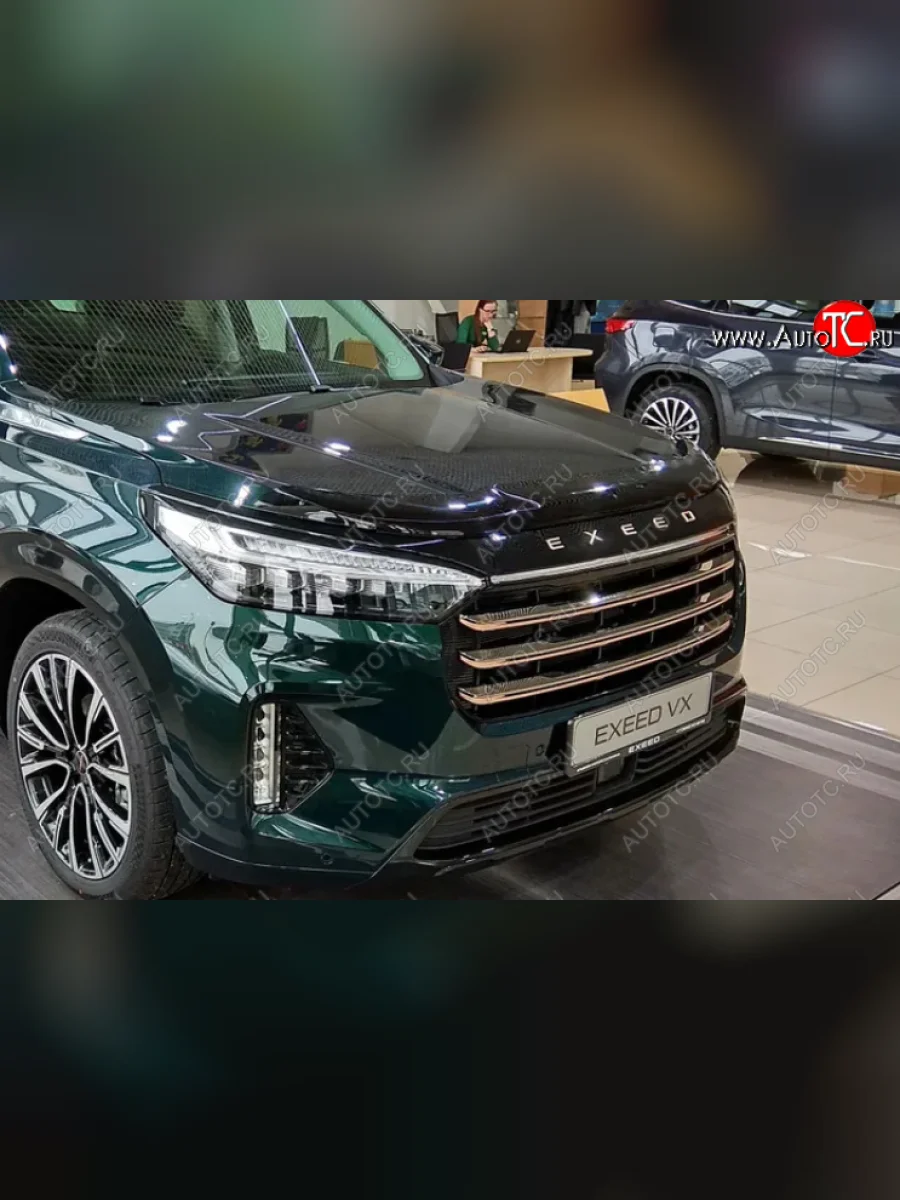 Дефлектор капота SIM  EXEED VX (2020-2023)  в Самаре Самарской области