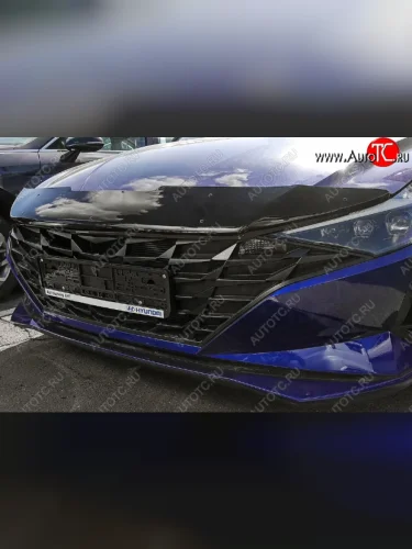 Дефлектор капота SIM Hyundai Elantra  CN7 (2020-2023)