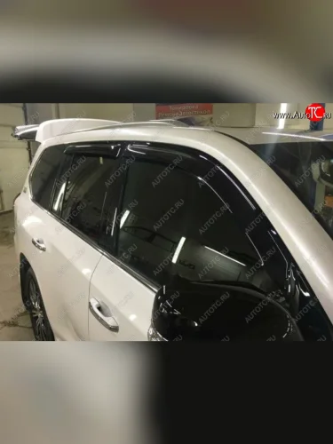 Дефлекторы окон SIM Toyota Land Cruiser  200 (2007-2015) дорестайлинг, 1-ый рестайлинг